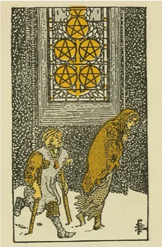 五角星五塔罗牌